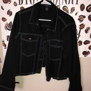 Black jean jacket